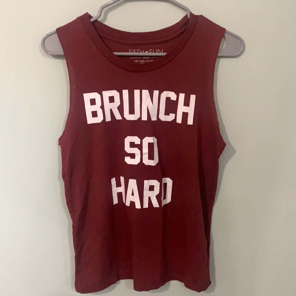 Brunch so hard tank